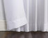 No. 918 Trevor Heathered Texture Semi-Sheer Tab Top Curtain, Single Panel, 40" x 84", White