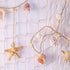 7.2FT 39LED MIYA LIFE Seashell Garland Ocean Light for Beach Decor Battery Operated Coastal Garland Magic Conch Shell