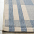 SAFAVIEH Courtyard Collection Accent Rug, 2' x 3'7", Beige & Blue, Indoor/Outdoor, Washable, High Traffic Areas