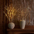 LITBLOOM Lighted Brown Willow Branches 32IN, 100 LED with Timer, Battery Operated, Warm White Lights for Holiday