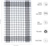 Sets 28"x18" Pack 4 Encasa XO Kitchen Towels and Dishcloths | Cotton Hand Towel | Multipurpose, Highly Absorbent