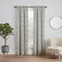 PAIRS TO GO Brockwell Decorative Window Treatment Rod Pocket Curtains, 28" x 63", Charcoal