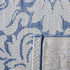 SAFAVIEH Courtyard Collection Accent Rug - 2' x 3'7", Non-Shedding, Easy Care, Blue & Natural, Indoor/Outdoor, Washable