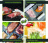 Vac Fresh Food Vacuum Sealer Rolls, 11" x 50', 3.5mil Embossed Food Storage Bags