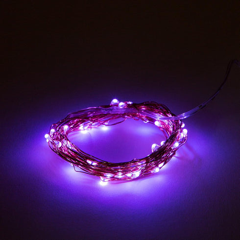 Hometown Evolution, Inc. Purple Fairy Lights - Battery Operated - 6 Foot