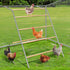 ANNDING Chicken Roosting Bars with Swing for Coop, Large 4-Tier Wood Chicken Perch