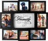 Malden International Designs The Love of a Family Dimensional Collage Picture Frame, Black, 8 Options, 6-4x6 & 2-4x4