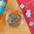 Marble Whiskey Stones - Natural Reusable Chilling Rocks for Whiskey & Bourbon, Silver Finish