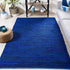 SAFAVIEH Rag Rug Collection Accent Rug - 2' x 3', Blue & Multi, Handmade Boho Stripe Cotton, Ideal for High Traffic Areas in Entryway, Living Room, Bedroom (RAR130B) by Safavieh