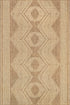 nuLOOM 2' x 3' Outdoor Tribal Geometric Area Rug, Light Brown, Stain Resistant, Weather Resistant, High Traffic