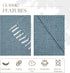 RAJRANG Rustic Throw Blanket - Decorative Tassel Cotton Throws, Geometric Woven Soft Patio Comfy Blankets Teal Blue