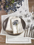 SARO LIFESTYLE Hemstitched Design Table Décor