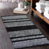 Chardin home Farmhouse Rug 24''x36'' Black-White | Recycled Cotton Hand Woven Rug, Long Boho Rug | Perfect for Hallways, Kitchens, Bathroom, bedrooms, Meditation Yoga Mat | Machine Wash by Chardin home
