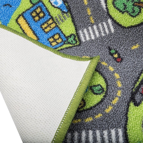 Angels Kids Carpet Playmat Rug City Life Great for Playing with Cars and Toys - Play Learn and Have Fun Safely - Kids