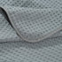 POLYTE Microfiber Waffle Bath Towel Body Wrap for Men, One Size - Quick Dry (Gray)