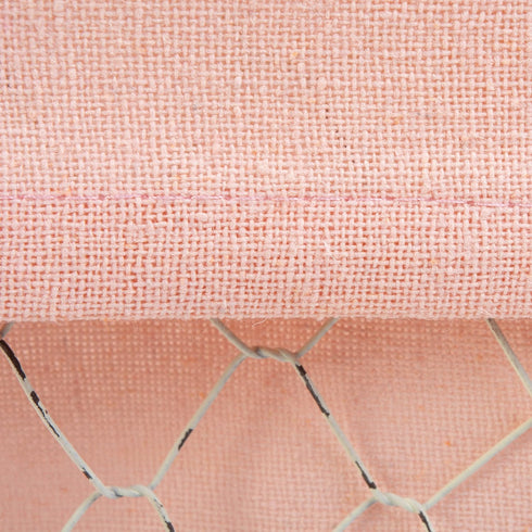 DII Farmhouse Chicken Wire Storage Baskets with Liner, Set of 3, Antique Blush, Assorted Sizes
