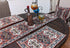 DaDa Bedding Majestic Red Kilim Rug Placemats - Set of 4 Cotton Kitchen Mats, Royal Persian Design - 13” x 19”