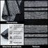 Chardin Home Farmhouse Rug 24''x36'' Black-White, Recycled Cotton Hand Woven Rug for Hallways, Kitchens, Bedrooms