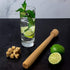 Wood Cocktail Muddler: 12 inch Hardwood Mojito Drink Muddler, Home Bar Tool