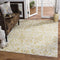 SAFAVIEH Evoke Collection 2'2" x 4' Ivory/Gold EVK238S Non-Shedding Accent Rug for Living Room Bedroom