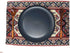 DaDa Bedding Majestic Red Kilim Rug Placemats - Set of 4 Cotton Kitchen Mats, Royal Persian Design - 13” x 19”