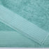 Superior Turkish Cotton Jacquard Solid 12-Piece Washcloth/Face Towel Set, Quick Dry Decorative Towels for Home