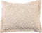 Stylemaster Diamond Tufted Chenille Sham, Standard, Ivory