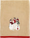 Avanti Linens Bath Towel - Soft & Absorbent, Embroidered Christmas Decorations, Snowmen Gathering Collection
