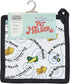 Pesach Pot Holder - Mah Nishtana Four Questions Print Design - 100% Cotton for Passover Seder and Kitchen Tools