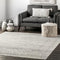 nuLOOM Abstract Tribal Accent Rug, 2' x 3', Grey, Machine Washable Rectangular Rug