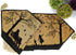 DaDa Bedding Rustic Fall Orange Tan Tapestry Table Runner - Autumn Families Vibe Decor, 13" x 90