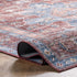 nuLOOM Zena Medallion Accent Rug, Ultra Thin, Machine Washable, Rust, 2' x 3'