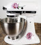 Victorian Roses Floral Bakery Vinyl Decals for Kitchen Mixers, Stickers