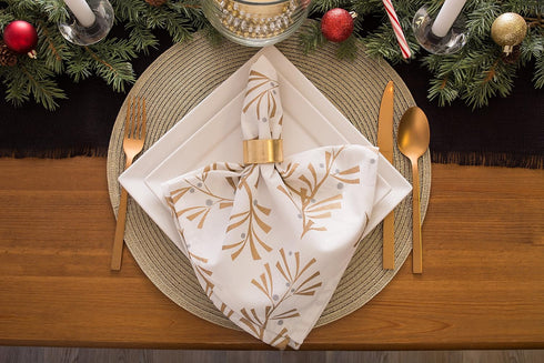 DII Jute Burlap Collection Solid Black Kitchen Table Runner - 15x74