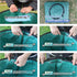 2 Pack 32 4 Gallons Reusable Yard Waste Bags with Zipper Lid Garden Waste Bags with Handles Outdoor Heavy Duty