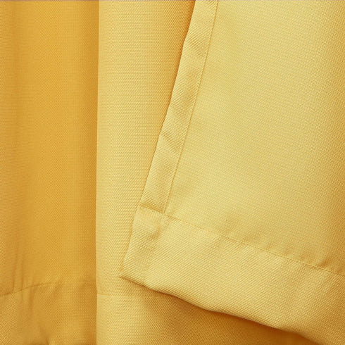 No. 918 Montego Casual Textured Semi-Sheer Grommet Kitchen Curtain Valance, 56" x 14", Yellow