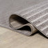 3x5, (SCN102D-3) JONATHAN Y Aarhus High-Low Striped Indoor/Outdoor Area Rug Gray/Ivory, Minimalist Geometric, Classic