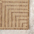 nuLOOM 2' x 3' Outdoor Area Rug, Casual Striped Border Design, Stain Resistant for Patio, Light Brown