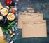 50 Farmhouse Rustic Recipe Cards 4x6, Double Sided Kraft Design Cards