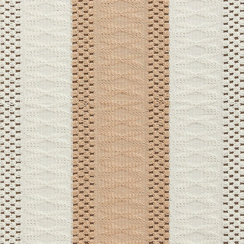 14 108 Inch 108 Inches ZeeMart Macrame Style Bicolor Stitching Table Runner, x Beige/Ivory, Boho Light Tan Table