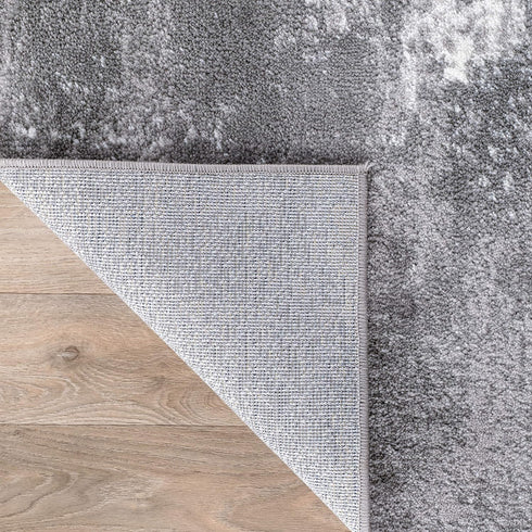 Rugshop Distressed Abstract Watercolor Area Rug, 2' x 3', Gray