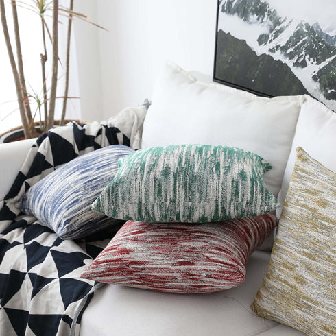 Home Brilliant Lumbar Throw Pillow Covers, Green, 2 Pieces (12 x 20 inches, 30x50 cm), Farmhouse Decorations for Bedding