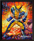 Uhomate Superhero X-Man Wolverine Wall Decor Vincent Van Gogh Starry Night Posters Home Canvas Art Print (8X10)