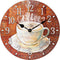 La Crosse Clock 404-2631C-INT, 12-Inch Round Coffee Decorative Quartz Analog Wall Clock