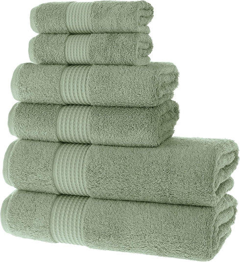 Sets 2 2 2 Set, MAURA Basics Bath Towel for Bathroom with Hanging Hook Loops. Bath Towels, Hand Towels, Washcloths