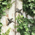 Set of 2 Hummingbirds, Nature Inspired Small Wall Hanging Birds, Fall Garden Home Decorations, Handmade in Haiti