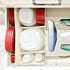 Food Storage Container Organizer Box, Kitchen Drawer Organizer for Rubbermaid, Adjustable Foldable Cloth Box