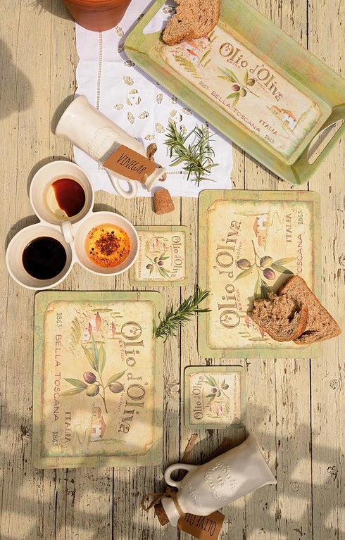 Olio D'Oliva Lap Tray, 43.5 x 34 cm (17" x 13")