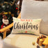DFXSZ Merry Christmas Pillow Covers, Holly Berries Lumbar Pillowcase 12x20 Inch for Home Decoration