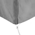 Waterproof Gray Square Ottoman and Outdoor Table Cover for Patio Furniture